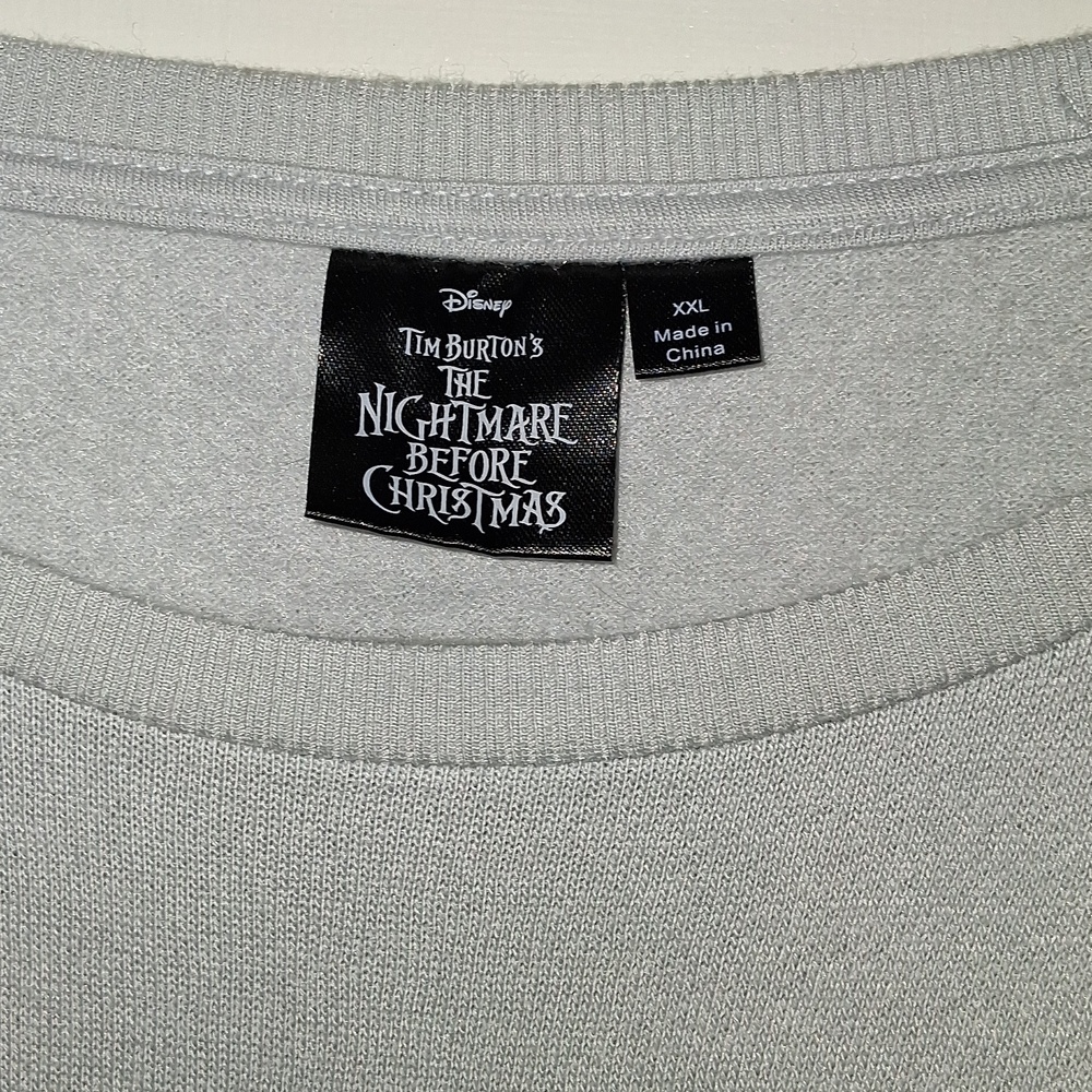 Disney Tim Burton's The Nightmare Before Christmas Crop Top Sweater - Picture 2 of 7